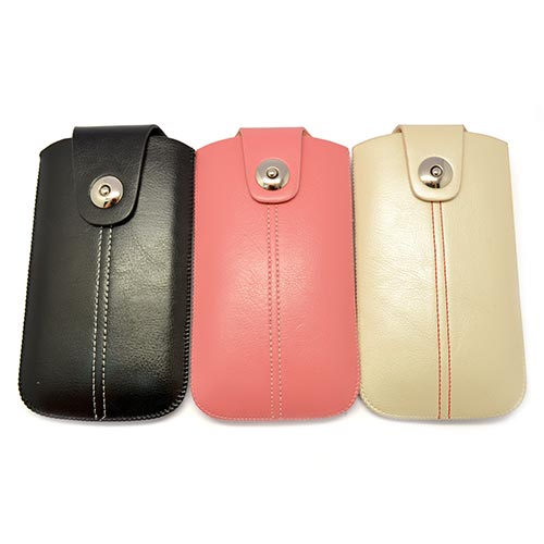 New Design PU Leather With Button